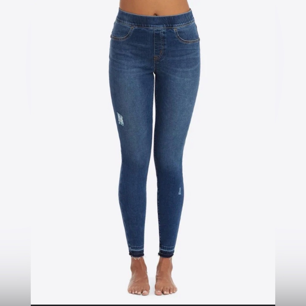 SPANX Dark Blue Skinny Jeans
